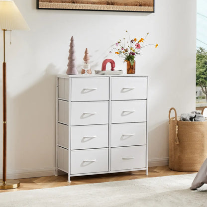 Sweetcrispy 8-Drawer Fabric Storage Tower Dresser