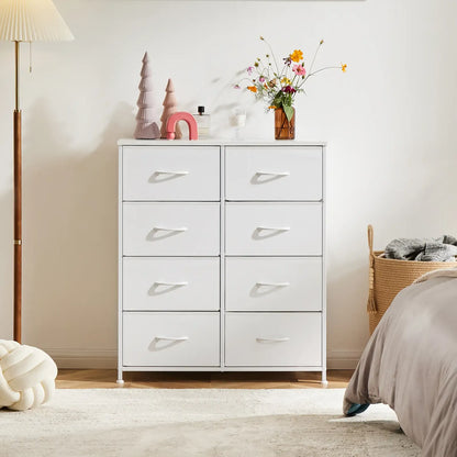 Sweetcrispy 8-Drawer Fabric Storage Tower Dresser