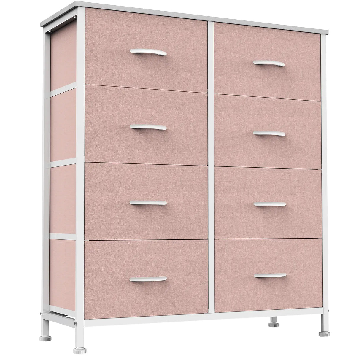 Sweetcrispy 8-Drawer Fabric Storage Tower Dresser