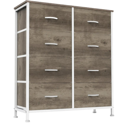Sweetcrispy 8-Drawer Fabric Storage Tower Dresser
