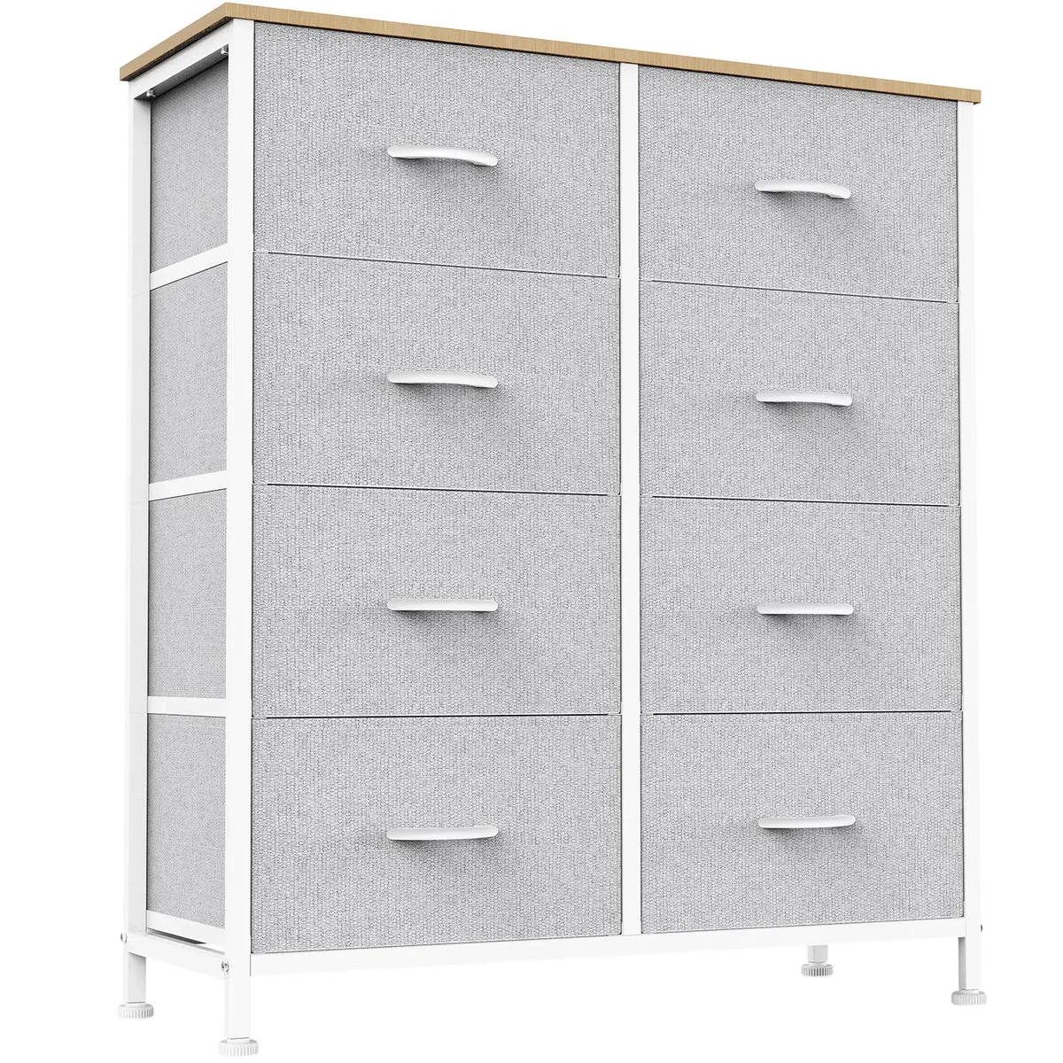 Sweetcrispy 8-Drawer Fabric Storage Tower Dresser