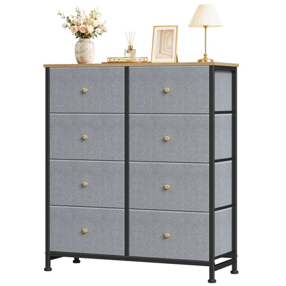 Sweetcrispy 8-Drawer Fabric Storage Tower Dresser