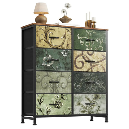 Sweetcrispy 8-Drawer Fabric Storage Tower Dresser