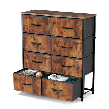Sweetcrispy 8-Drawer Fabric Storage Tower Dresser