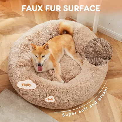 Sweetcrispy Washable Donut Pet Bed for Cats & Small Dogs