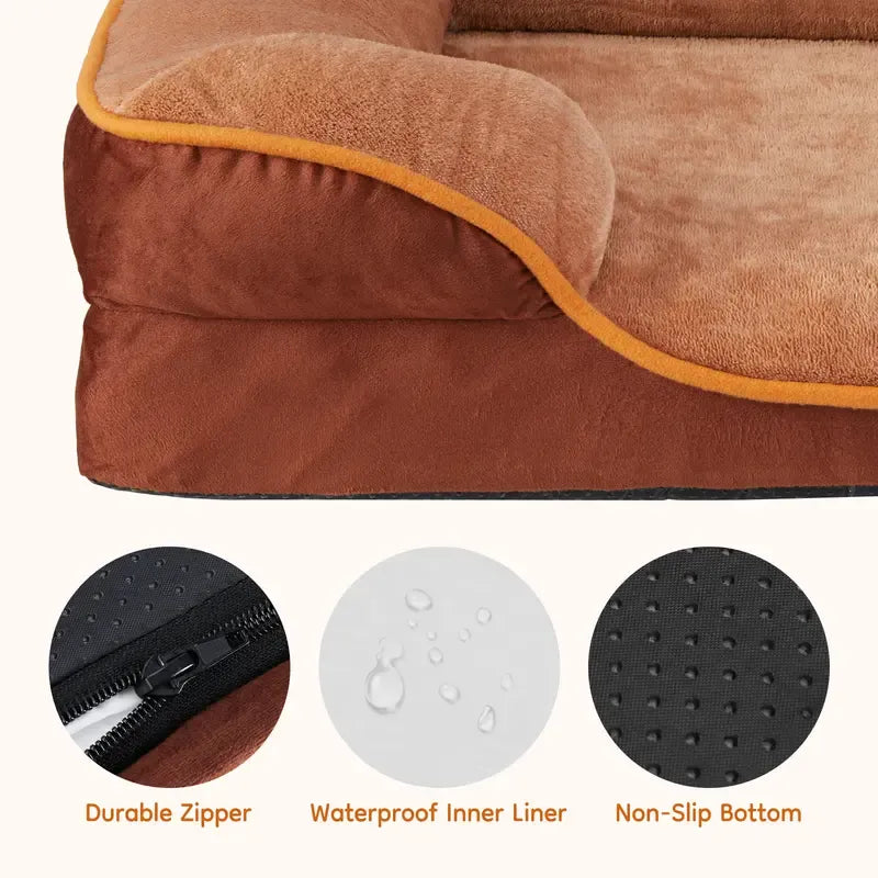 Sweetcrispy Washable Donut Pet Bed for Cats & Small Dogs