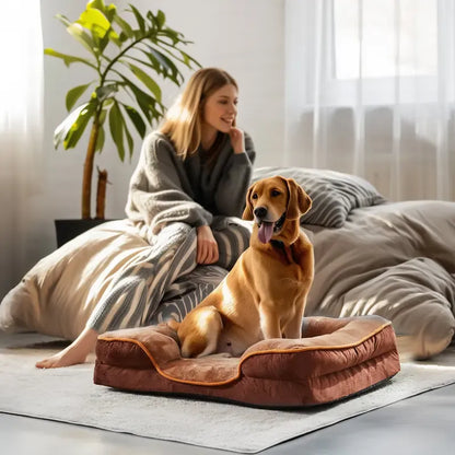Sweetcrispy Washable Donut Pet Bed for Cats & Small Dogs